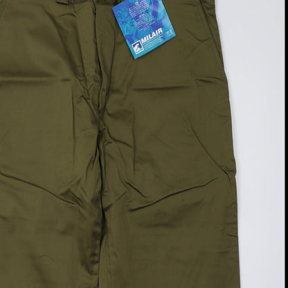 Womens UK Size 40 moose Regular Fit Cropped Green Trousers
