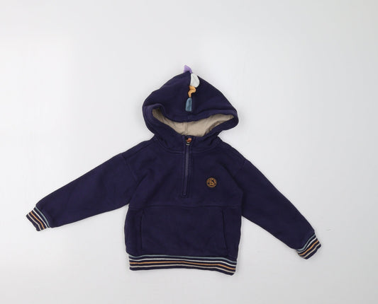 Nutmeg Boys Blue   Pullover Hoodie Size 2 Years