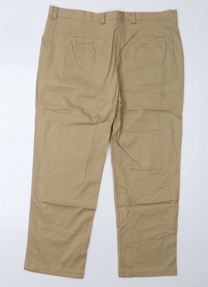 mouse Womens Beige   Trousers  Size 38 L31 in