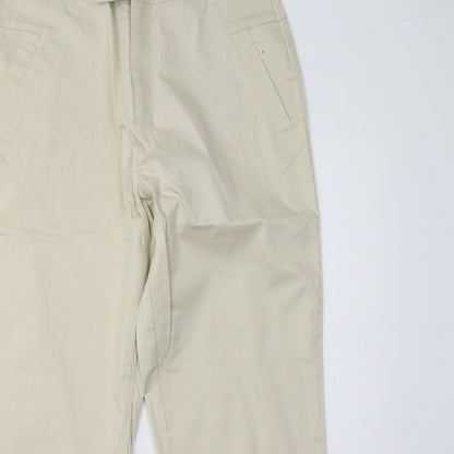 mouse Womens Beige   Trousers  Size 14 L31 in