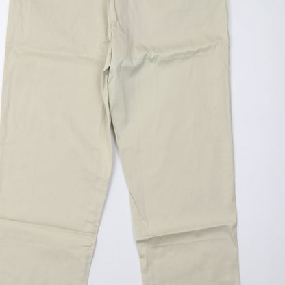 mouse Womens Beige   Trousers  Size 14 L31 in