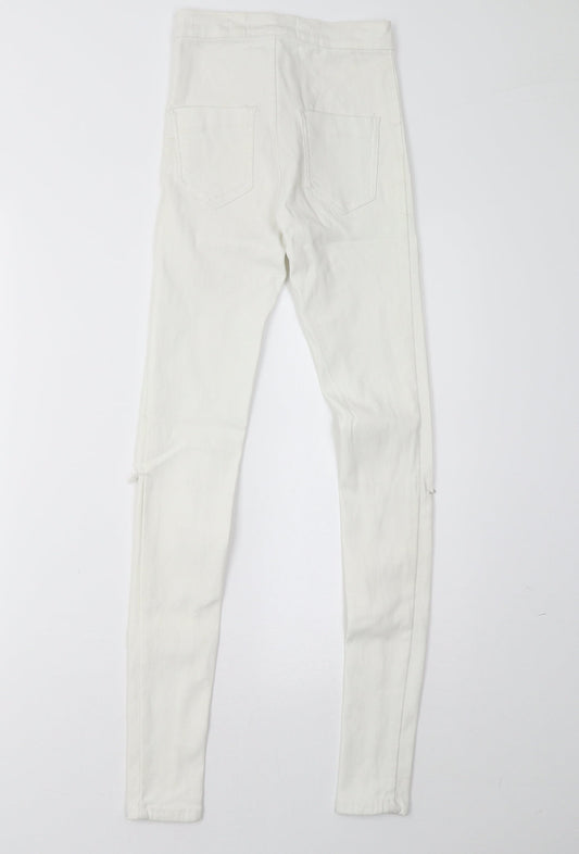 Parisian Womens White   Trousers  Size 6 L32 in