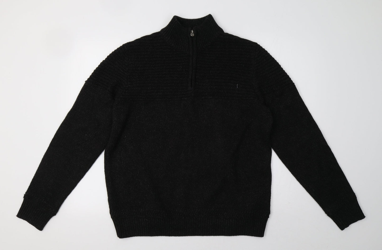 saisnburys Mens Black   Pullover Sweatshirt Size L