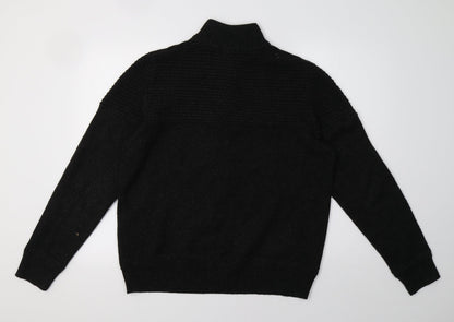 saisnburys Mens Black   Pullover Sweatshirt Size L