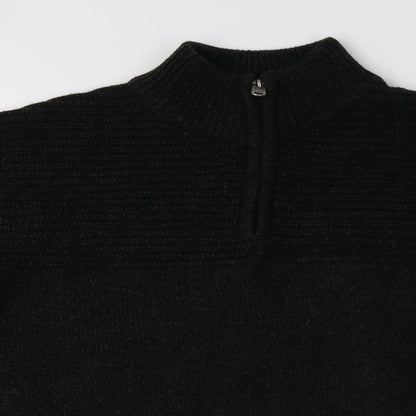 saisnburys Mens Black   Pullover Sweatshirt Size L