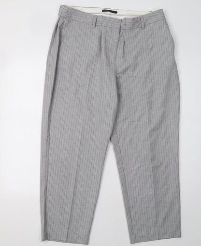 Womens UK Size 20 Marks and Spencer Regular Fit  Grey Trousers