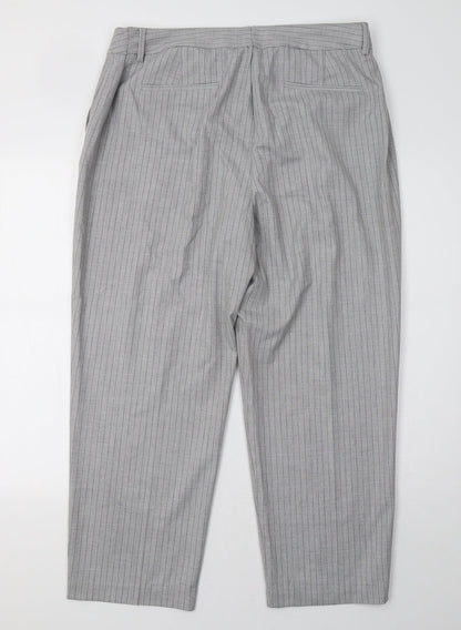 Womens UK Size 20 Marks and Spencer Regular Fit  Grey Trousers