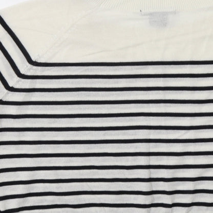 Womens UK Size XS H&M White Pullover Sweatshirt