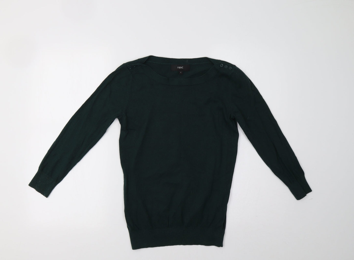 Womens UK Size 8 NEXT Green Pullover Sweatshirt