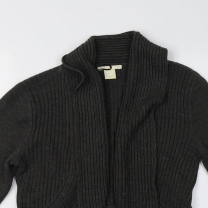 Womens UK Size S H&M Grey Cardigan Jumper
