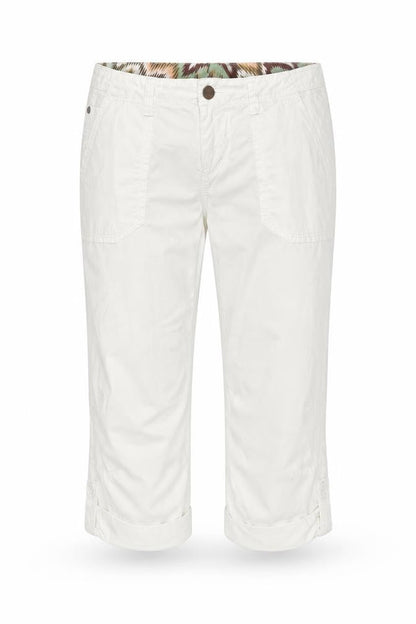 Sanctuary Womens White   Cropped Trousers Size 30 in L20 in