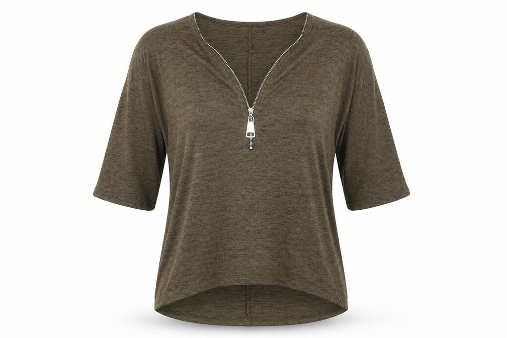 Womens UK Size S New Look Green Pullover Jumper
