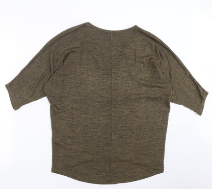 Womens UK Size S New Look Green Pullover Jumper