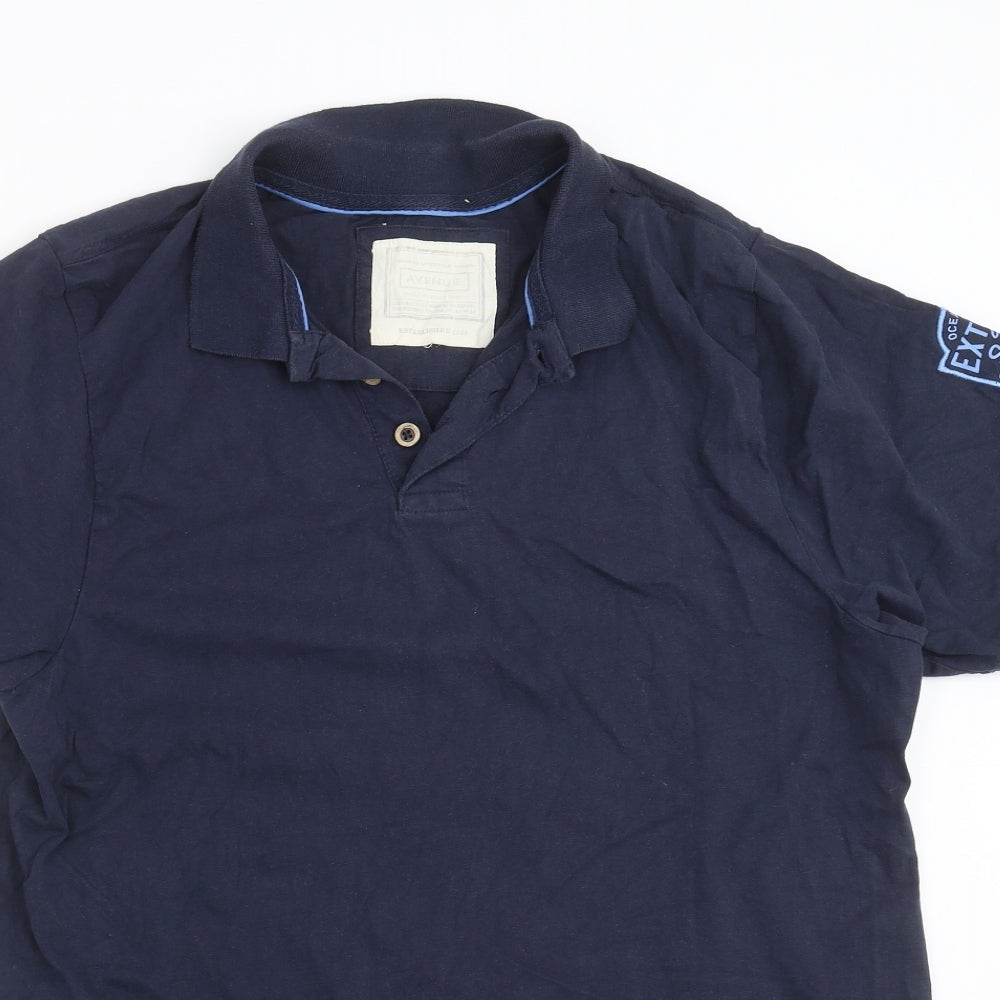 Avenue Mens Blue    Polo Size XL