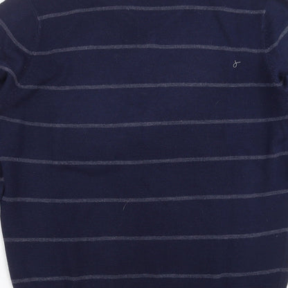 Burton Mens Blue Striped Knit Pullover Jumper Size M