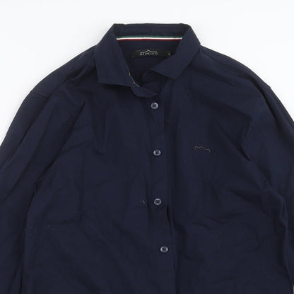 883 Police Mens Blue    Button-Up Size L