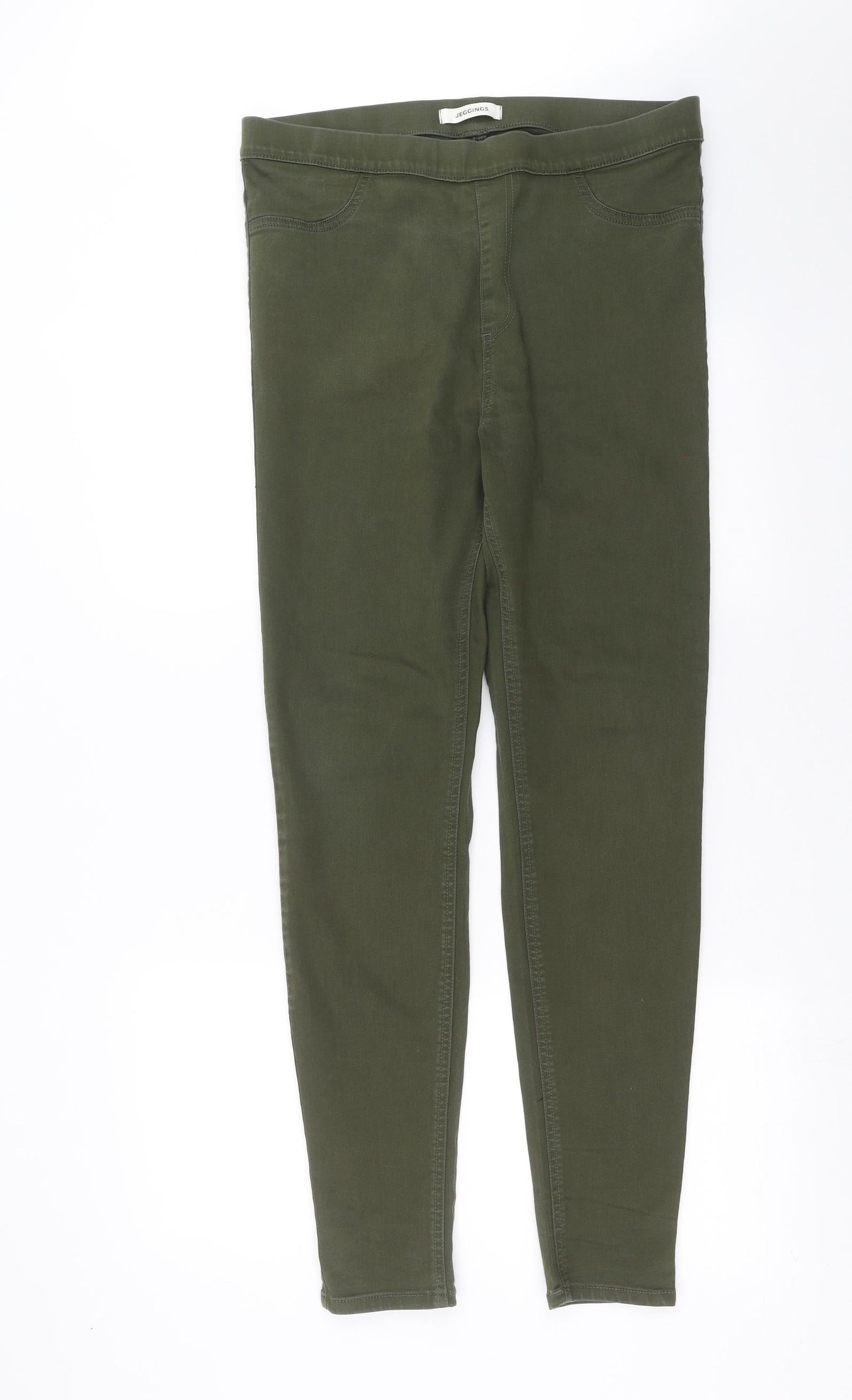 Womens UK Size 34 in Preworn Extra-Slim Fit Jegging Green Jeans