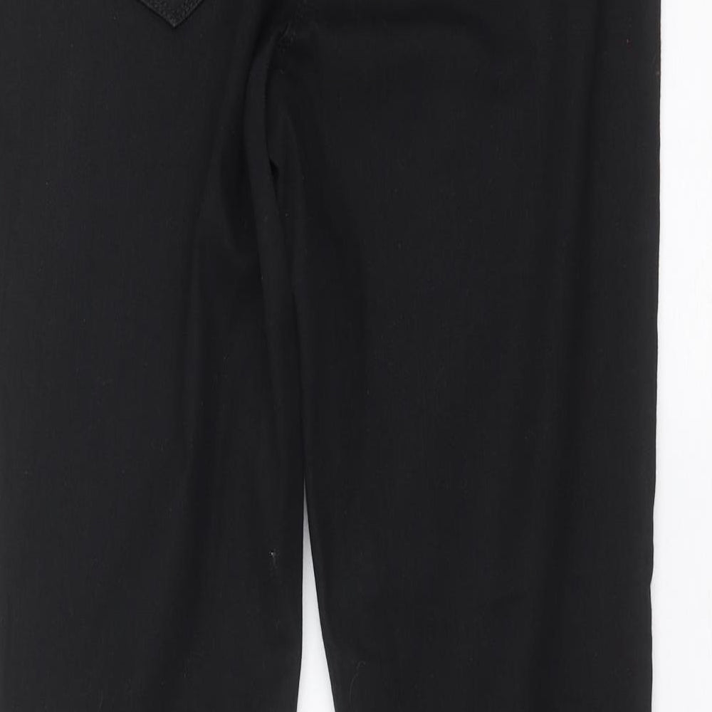 Womens UK Size 14 Preworn Extra-Slim Fit Skinny Black Jeans