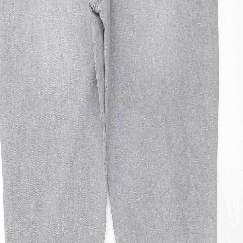 Womens UK Size 14 Preworn Extra-Slim Fit Skinny Grey Jeans