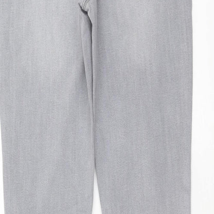 Womens UK Size 14 Preworn Extra-Slim Fit Skinny Grey Jeans