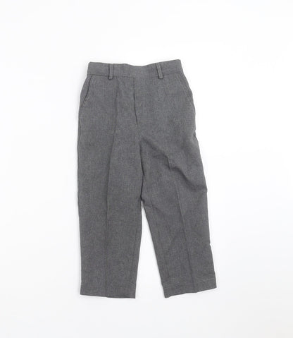 Paisely of London Boys Grey   Dress Pants Trousers Size 3-4 Years