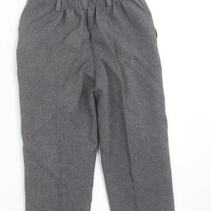 Paisely of London Boys Grey   Dress Pants Trousers Size 3-4 Years