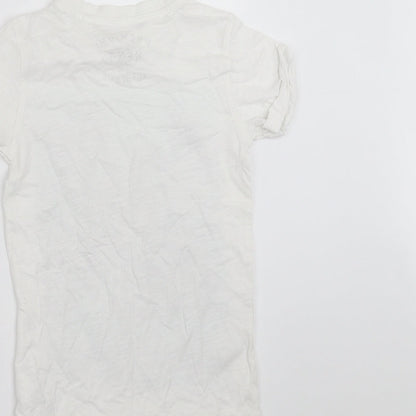NEXT Boys White   Basic T-Shirt Size 4 Years  - Summer of Surf