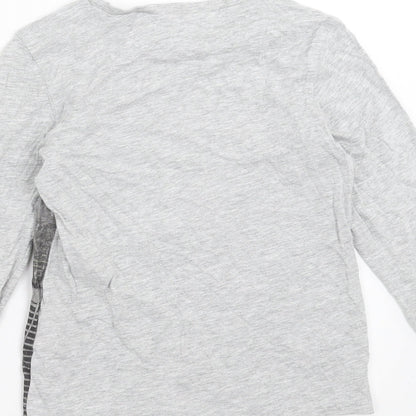 H&M Boys Grey   Basic T-Shirt Size 4-5 Years  - new york skyline