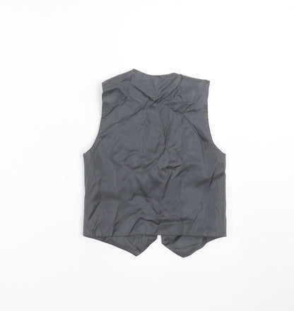 best of british Boys Grey   Jacket Waistcoat Size 4-5 Years