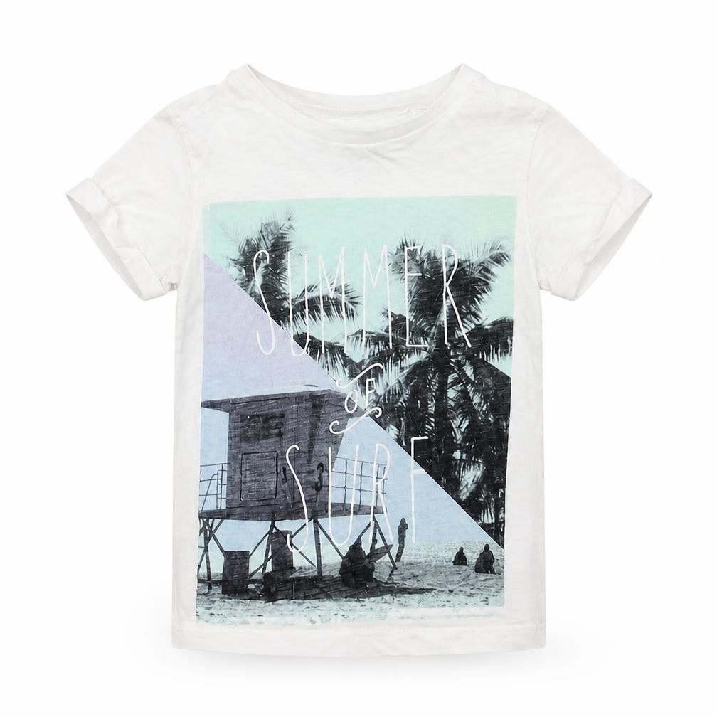 NEXT Boys White   Basic T-Shirt Size 3 Years  - Summer of Surf