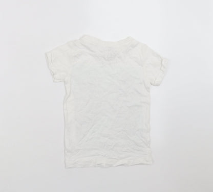 NEXT Boys White   Basic T-Shirt Size 3 Years  - Summer of Surf