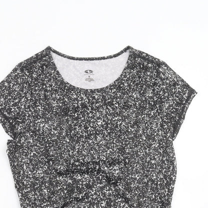 Athletic Works Womens Black   Basic T-Shirt Size S