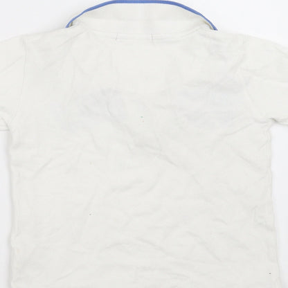 Jasper Conran Boys White   Basic Polo Size 3-4 Years