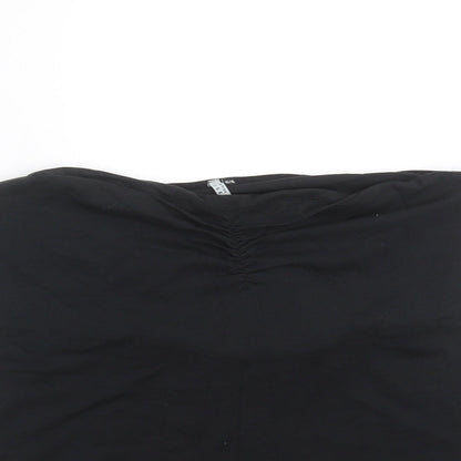 Intuition Essentials Womens Black   Basic T-Shirt Size 16