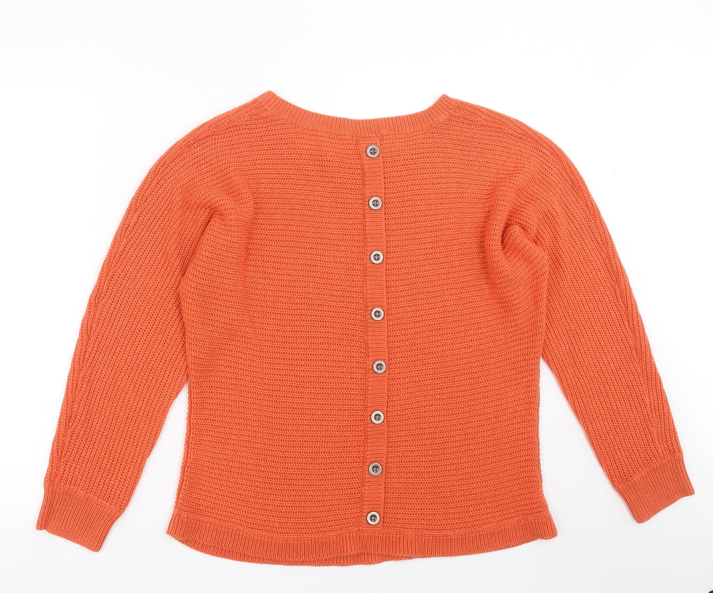 Venus Womens Orange  Knit Pullover Jumper Size XL