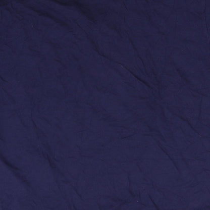 Brand and care label for Petroleum women’s blue basic t-shirt, size 2XL