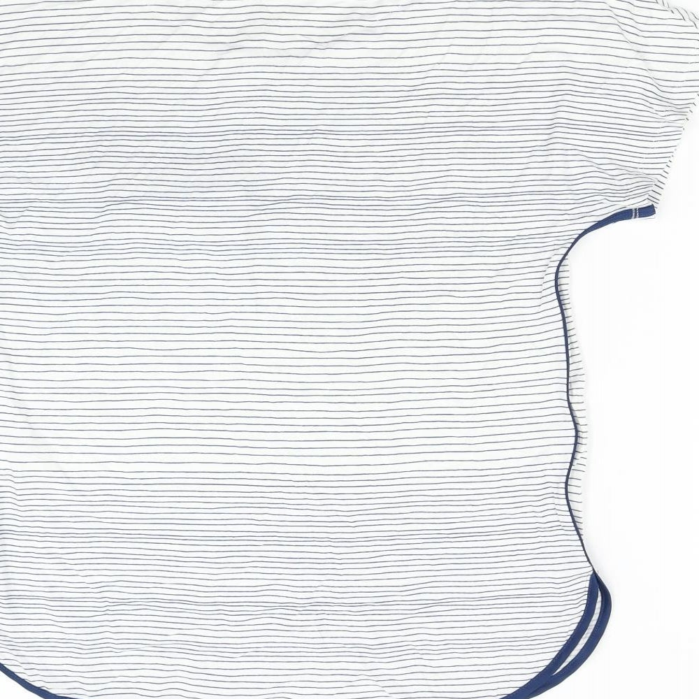 F&F Womens Multicoloured Striped  Basic T-Shirt Size 8