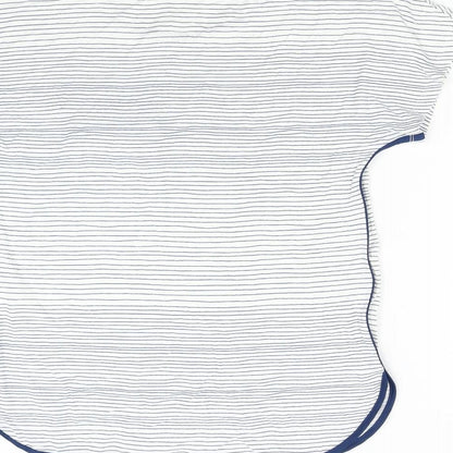 F&F Womens Multicoloured Striped  Basic T-Shirt Size 8