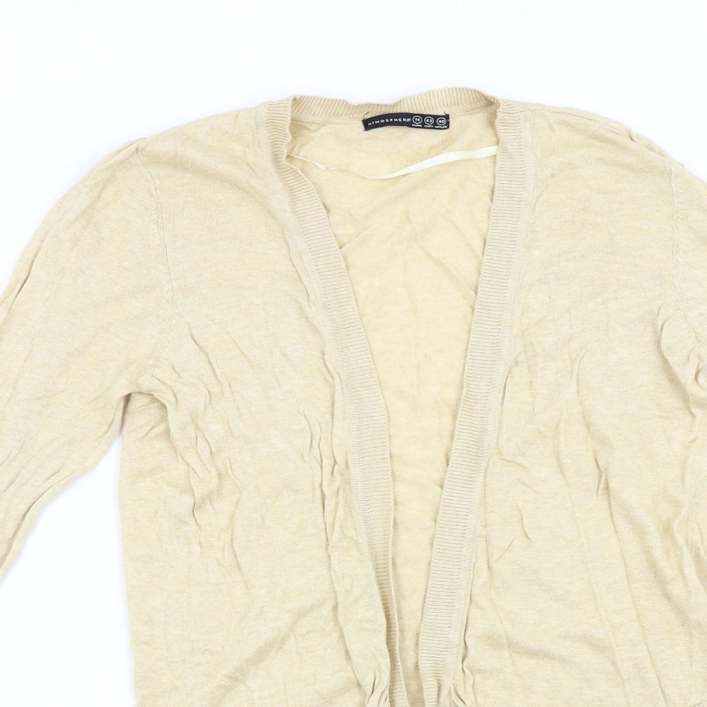 Primark Womens Beige  Knit Cardigan Jumper Size 14