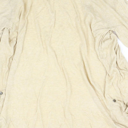 Primark Womens Beige  Knit Cardigan Jumper Size 14