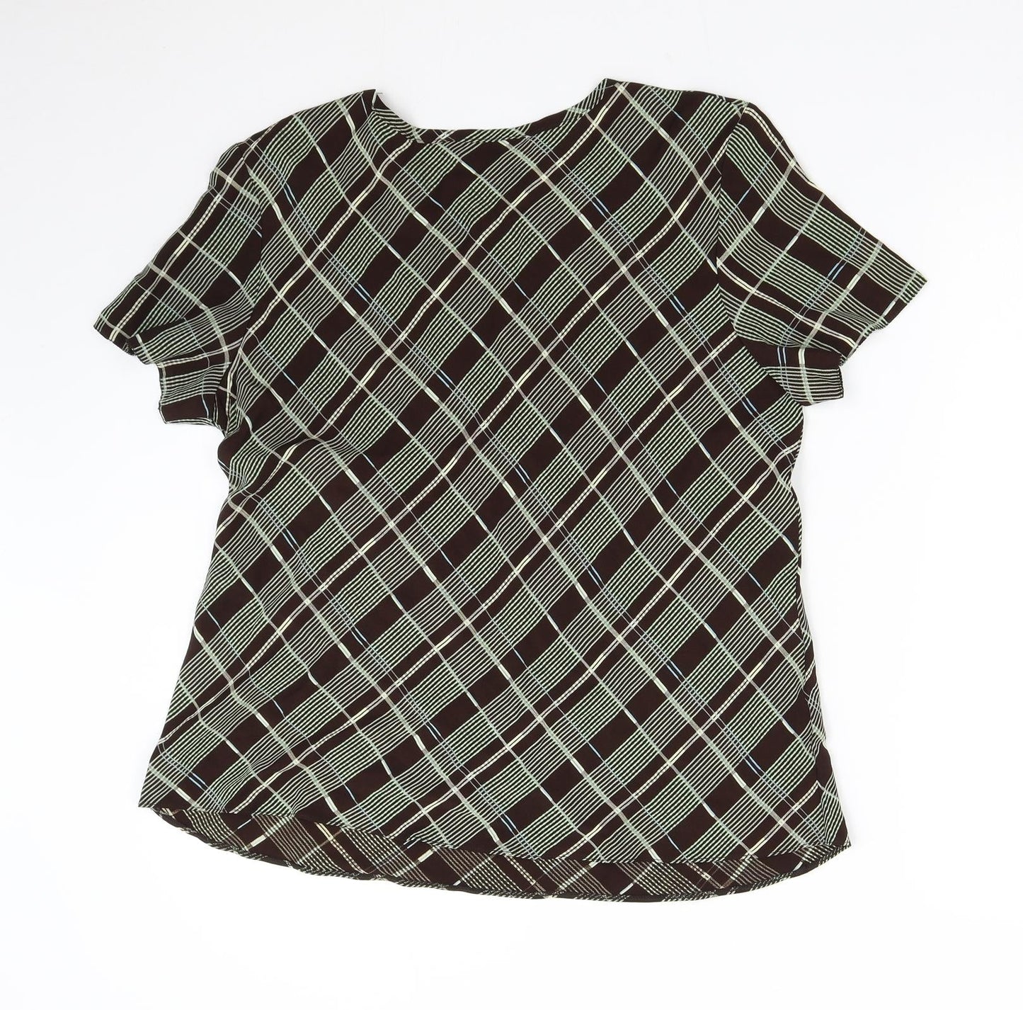 Womens UK Size 16 Richards Brown Basic Blouse