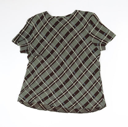 Womens UK Size 16 Richards Brown Basic Blouse