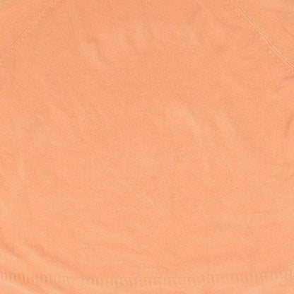 TU Womens Orange  Knit Pullover Jumper Size 12