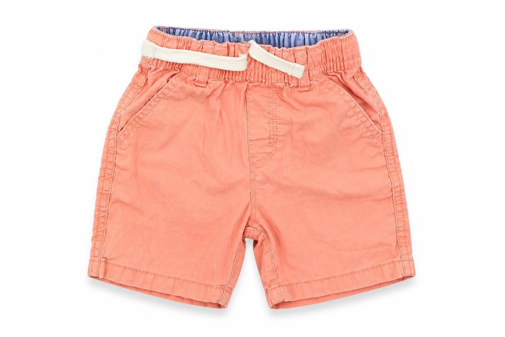 Front view of Next Baby Orange sweatpants, size 12-18, Months - Shorts