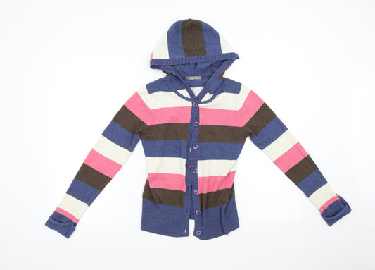 Womens UK Size 8 South Multicoloured Cardigan Jumper