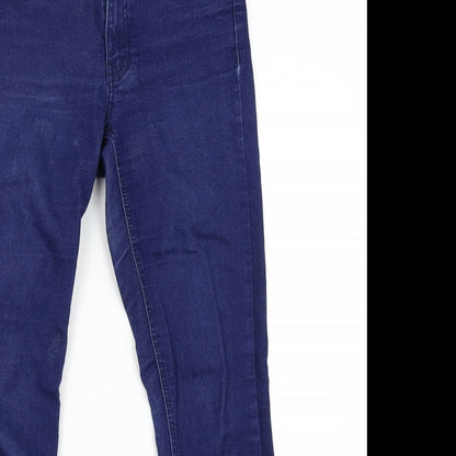 Avenue Womens Blue  Denim Skinny Jeans Size 8 L27 in
