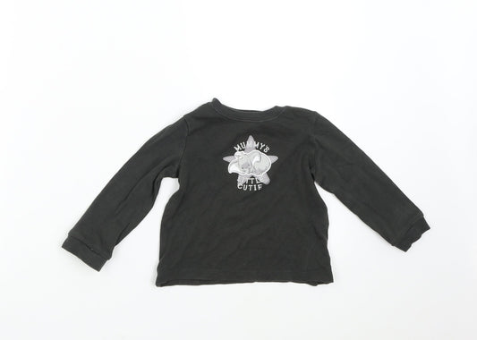 George Baby Grey   Basic T-Shirt Size 12-18 Months