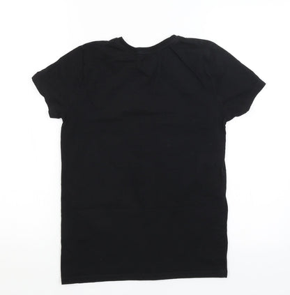 Primark Womens Black   Basic T-Shirt Size M  - Fortnite