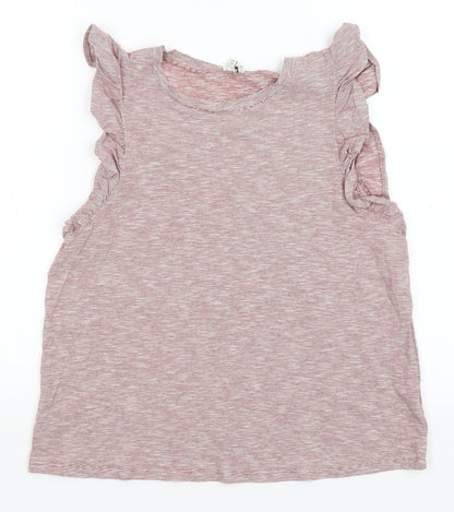 Womens UK Size 14 River Island Red Basic Tank