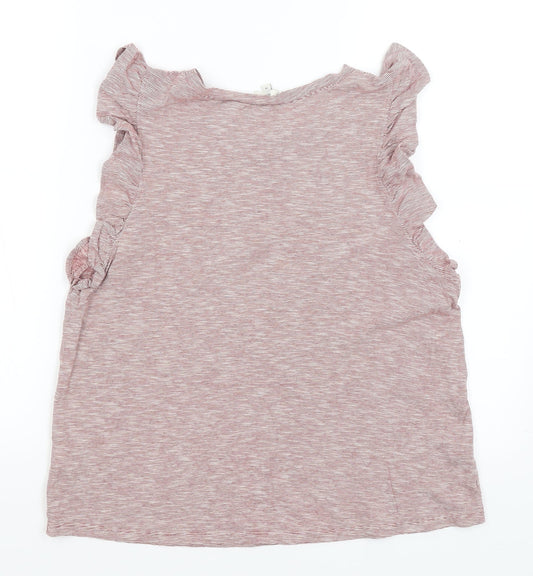 Womens UK Size 14 River Island Red Basic Tank